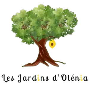 logo avec texte les jardins d'olénia